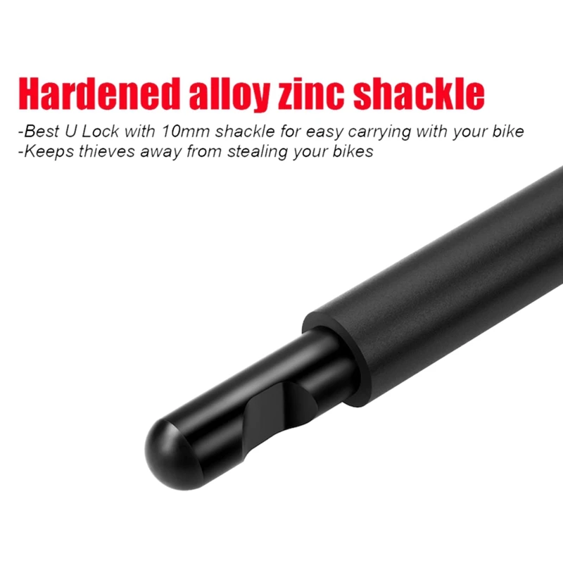 

1 Set Bike Bicycle Light Usb Bicycle Front Light Lamp & 1 Pcs Bicycles U Lock Bike Scooter Lock Combo Gate Lock