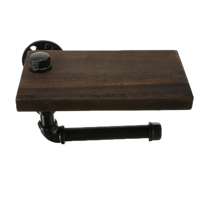 Промышленный Ретро Железный держатель туалетной бумаги для отеля рулон