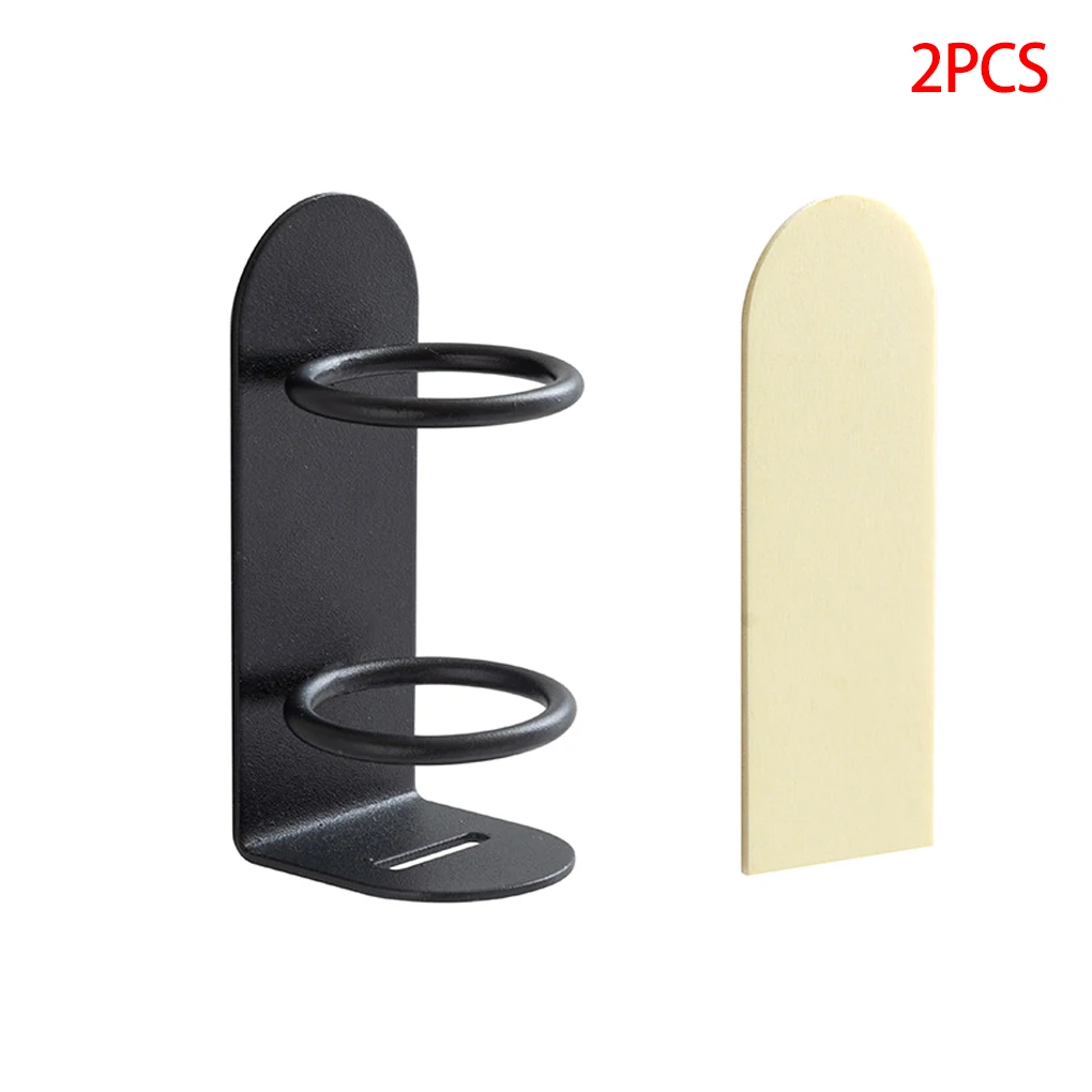 

2 шт. подставка для зубных щеток настенный держатель для зубных щеток полка для ванной комнаты, черный