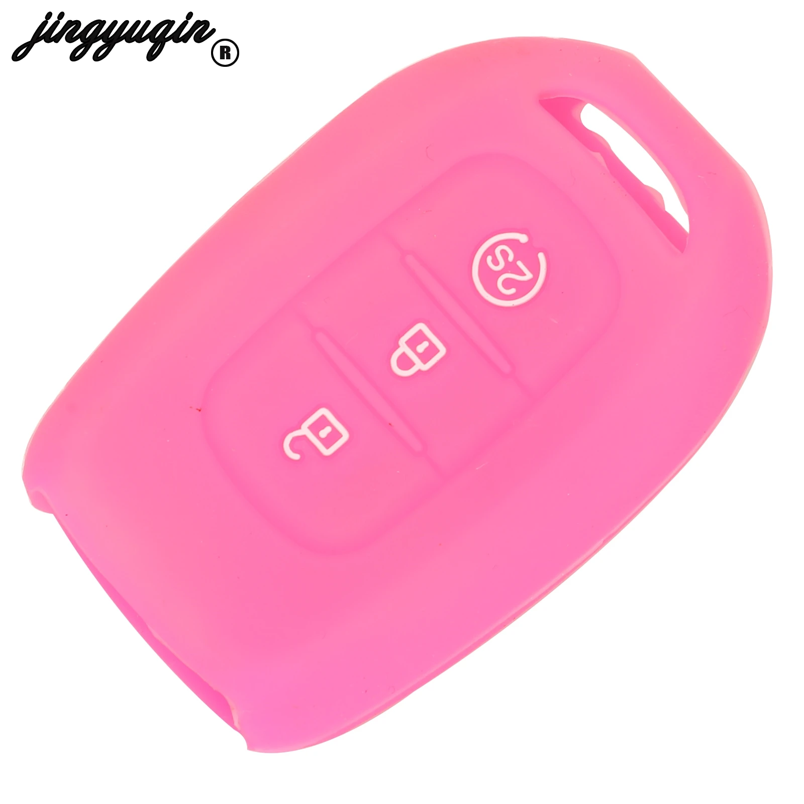 Силиконовый чехол jingyuqin для автомобильного ключа Renault Duster dacia Scenic Master Megane Logan Clio