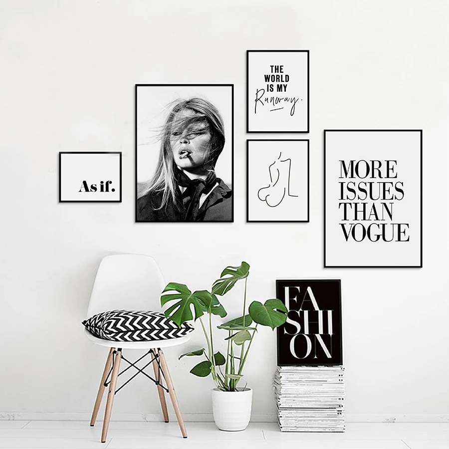 Новый стиль модная картина скандинавский холст Настенная модный постер для