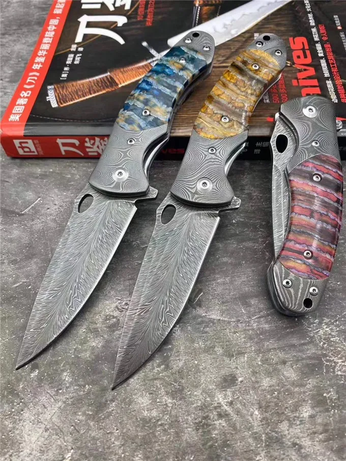

Selling new folding knife portable special forces rescue outdoor camping tactics hunting fighting saber EDC collection knife