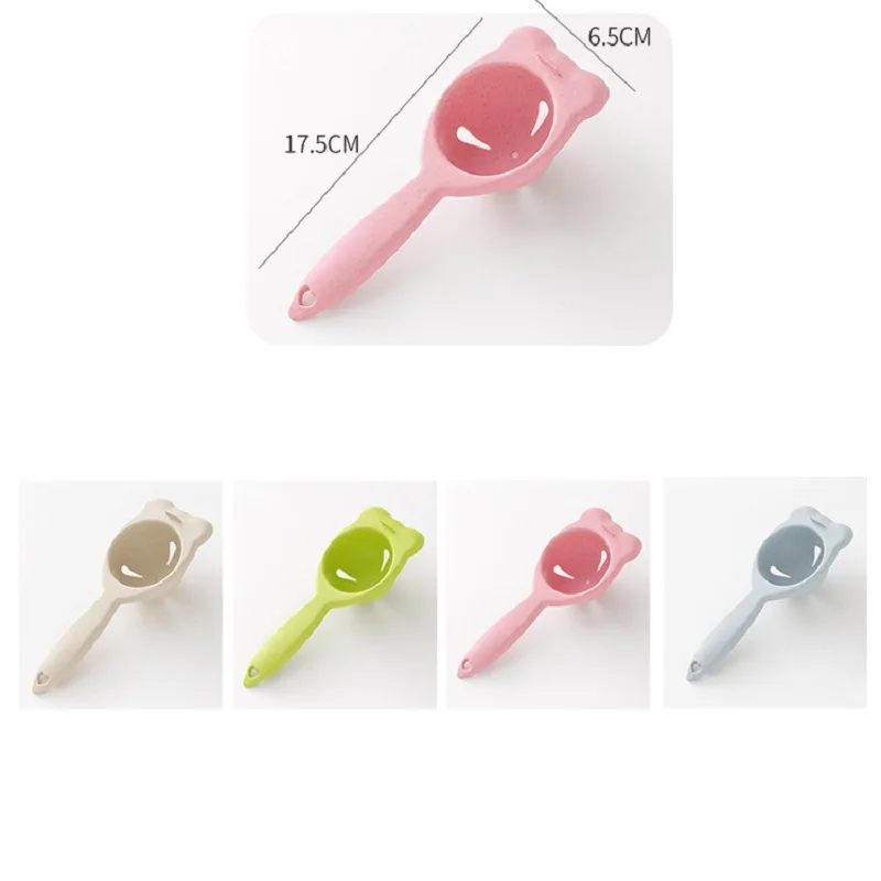 

Egg Yolk White Separator DIY Handmade Dessert Baking Tool Cute Wheat Straw Eggs Filter Cooking Accessories Home Kitchen Gadgets