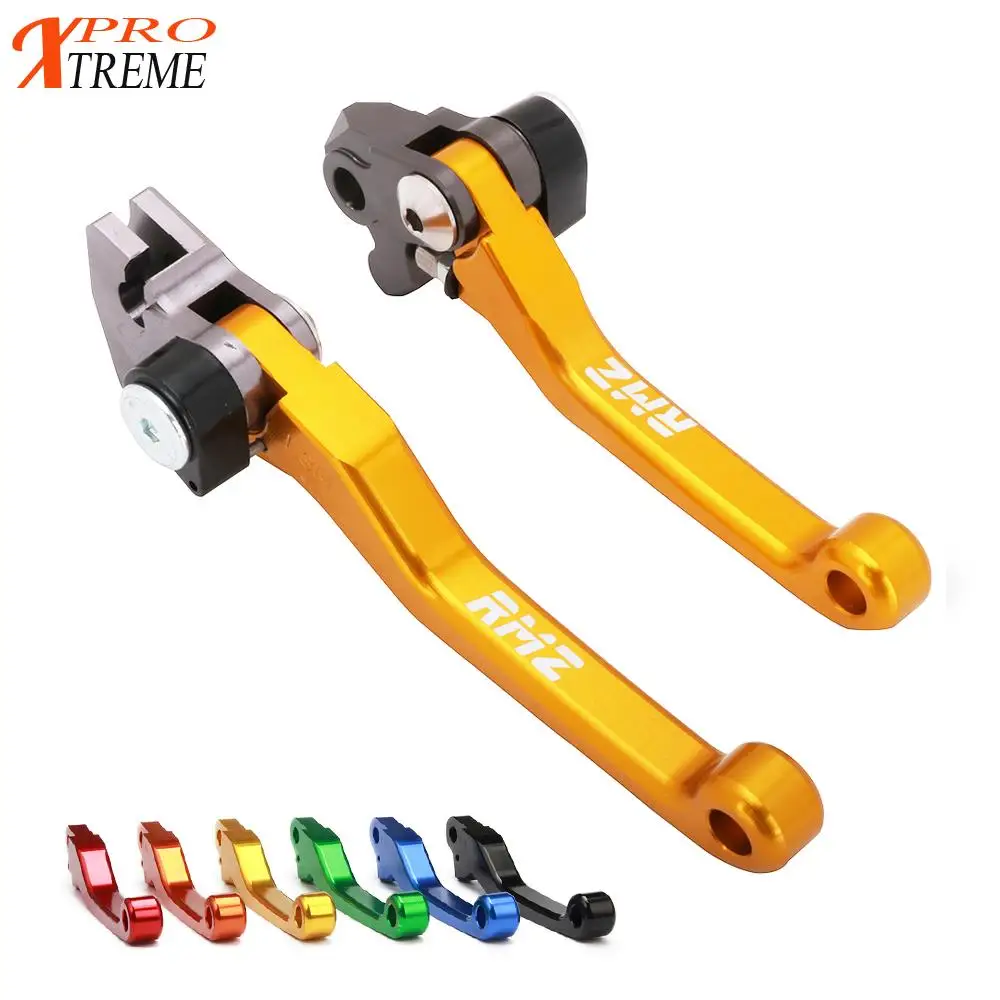 Алюминиевый левый правый Тормозной рычаг сцепления для мотоцикла CNC RMZ 250 2004 RMZ450