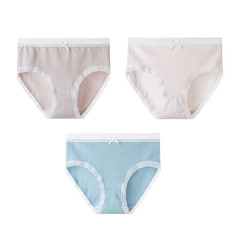 

3pcs Sexy Panties Women's Cotton Breathable Briefs Solid Soft Seamless Underwear Female Sexy Intimate Seamless Brief