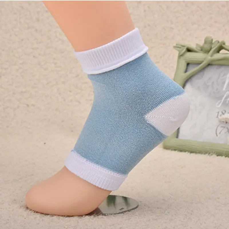 

Silicone Moisturizing Gel Heel Socks Cracked Foot Protectors Contrast Skin Care Q6PB