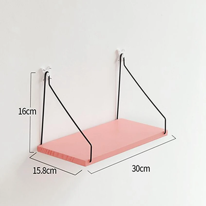 Скандинавский стиль 1 шт. металлическая настенная полка Настенная декоративная