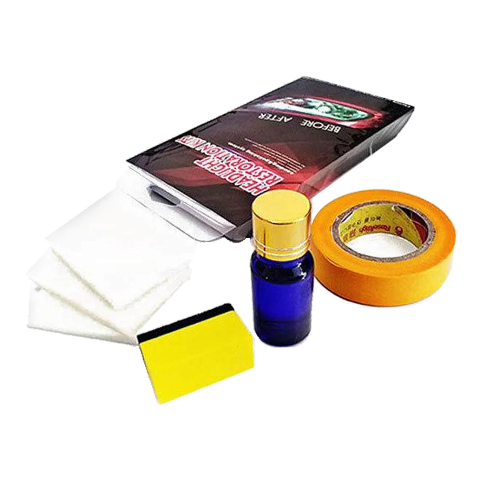 

Car Headlight Restoration Kit Automobile Headlamp Cleaner, Lens Restoration System Repair Kit