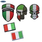 ПВХ, итальянские, итальянские, спецназ, парашютные патчи, специальный военный армейский патч, значок