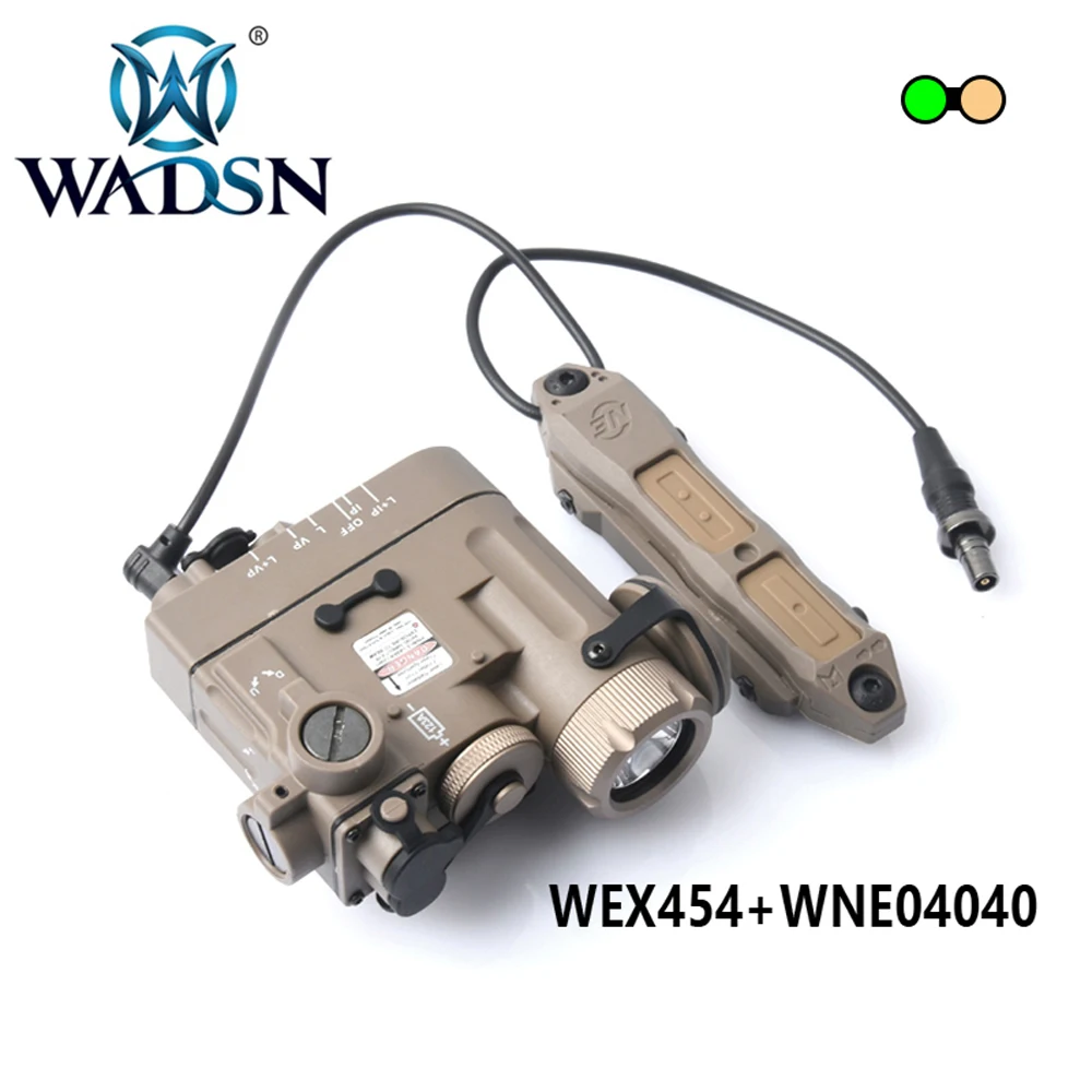 WADSN Softair DBAL D2 IR зеленый лазерный белый светодиодный светильник Тактический