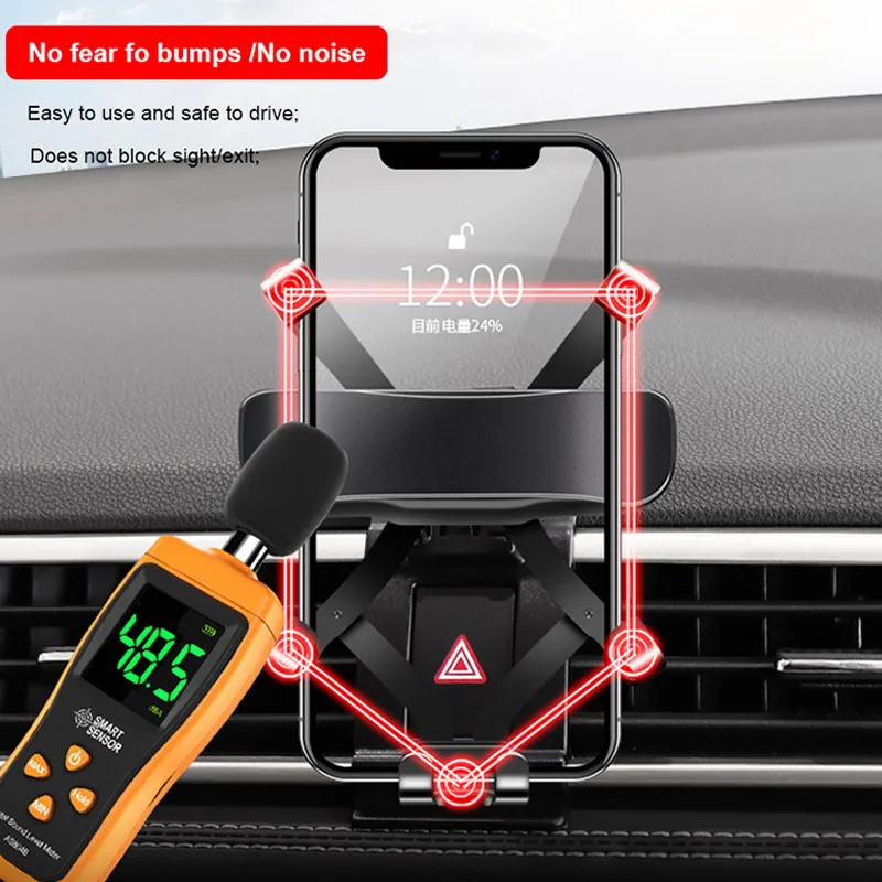 Автомобильный держатель для мобильного телефона крепление вентиляционного