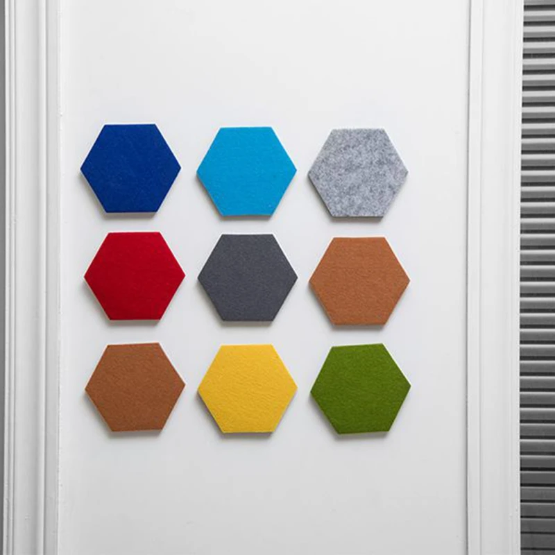 DIY войлочная шестиугольная фоновая доска головоломка фото стена домашняя для