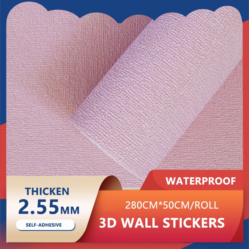 

Самоклеящиеся обои, водонепроницаемые и антистолкновенные 3D наклейки на стену, звукоизоляционные, для спальни, гостиной, ванной комнаты, кр...