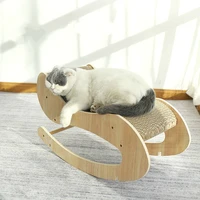 corrugated paper cat shaker solid wood cat scratching board wear resistant cat bed grinding claw cat toy cat supplies cat nest