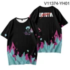 PROMARE Lio Fotiaфутболка летние топы с круглым вырезом и короткими рукавами из дышащего материала, Детская футболка одежда японского аниме, большие размеры