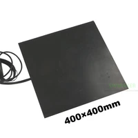 400x400mm 450w 600w 1000w 3d printer silicone rubber heater pad 400400mm black heating pad