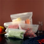 Герметичный пакет, пакеты для хранения PEVA, несколько размеров, контейнер для хранения еды, сладостей, закусок, свежести, контейнер с застежкой-молнией, кухонные пакеты