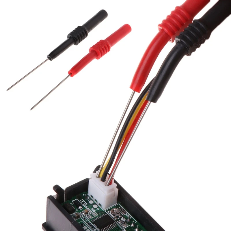 

Test Leads Pin L95mm flexible Test Probe Tips 1mm Connector Multimeter Needle G8TB