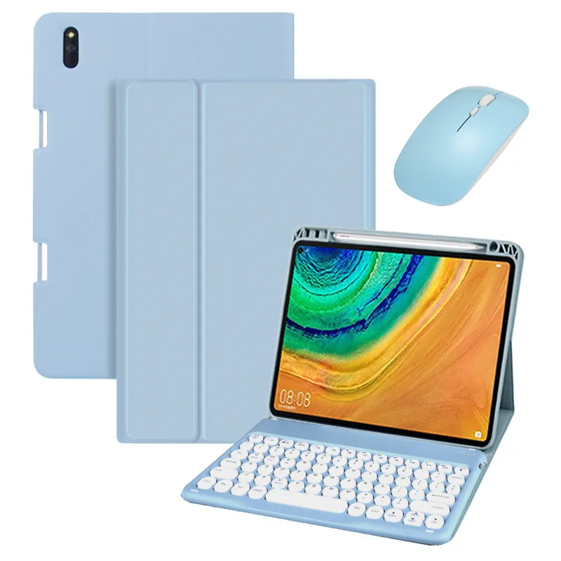 

Чехол Funda для Huawei MediaPad M6 10,8, чехол с клавиатурой для Huawei M6 10,8 дюйма Pro SCM-AL09/W09 Teclado Bluetooth, русская клавиатура