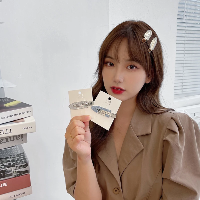 Новинка 2021 женские заколки для волос боковые челки фиксирующие бахромы заколка