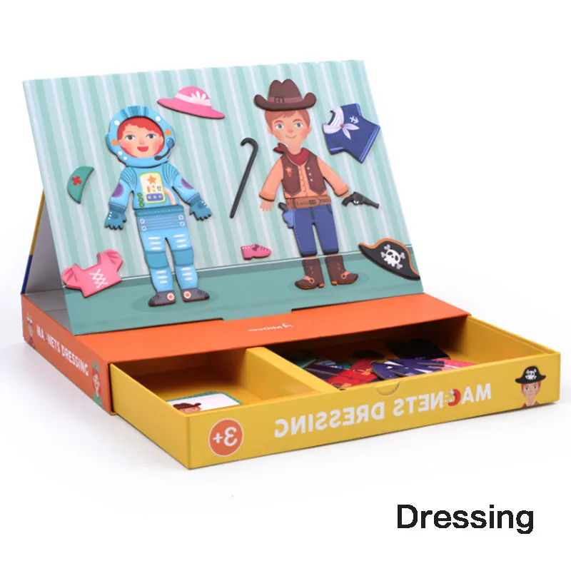 Mideer деревянный магнитный трафик Геометрическая активность одевание пазлы набор