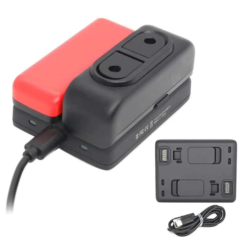 Зарядное устройство для батарей Insta360 One R портативный хаб с двойной зарядкой