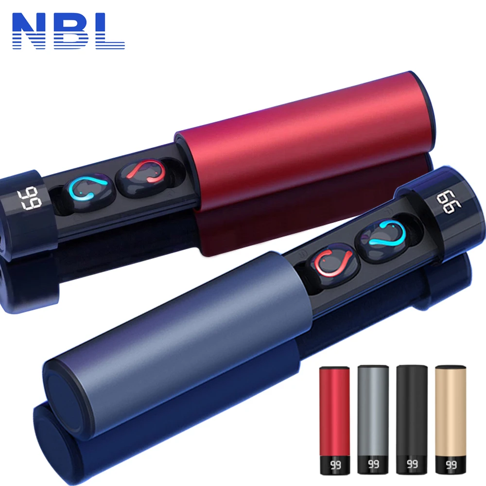 NBL TWS модные беспроводные наушники Bluetooth 5 0 спортивные мини-гарнитура