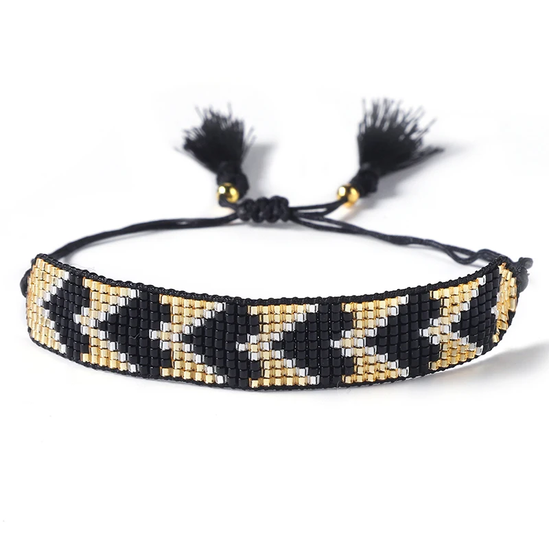 

ZHONGVI MIYUKI Color Heart Bracelet 2020 Pulseras Mujer For Women handmade Crystal Tassel Bracelets Jewelry Girl Gifts Wholesale
