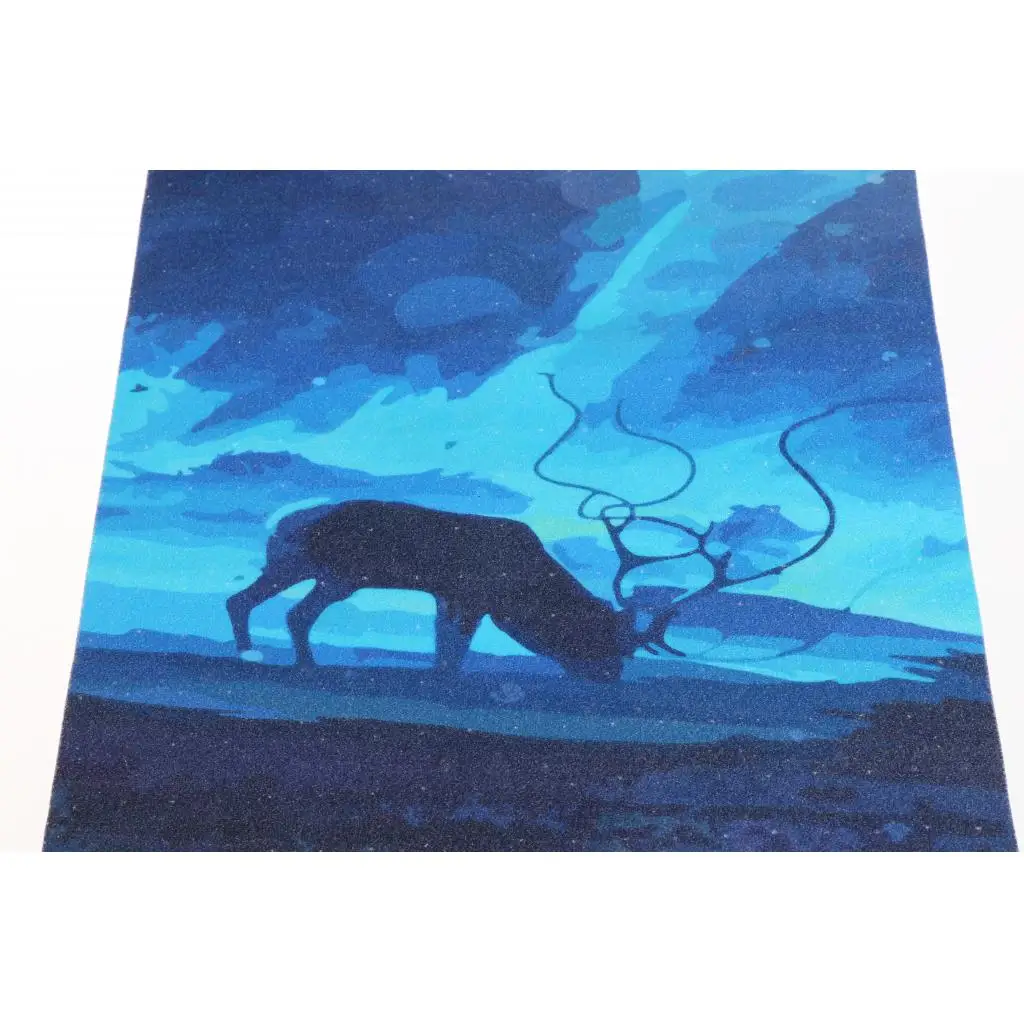 

2pcs Camo + Elk Printed Skateboard Deck Sandpaper Grip Tape Griptape Sheet 840 x 230mm