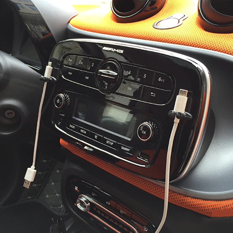 Автомобильный зажим для кабеля USB фиксированное расположение аудиокабеля Smart fortwo