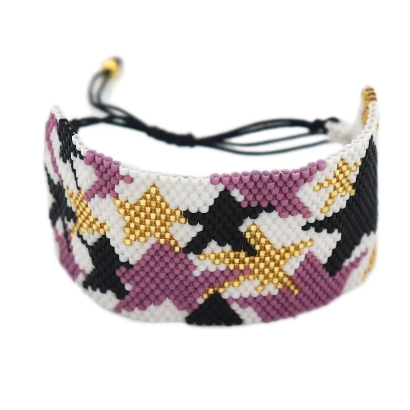 

MIYUKI Bracelet For Women Boho Cuff Armband Star Jewelry Pulseras Mujer Moda 2020 New Bracelets Handmade Loom Woven stock