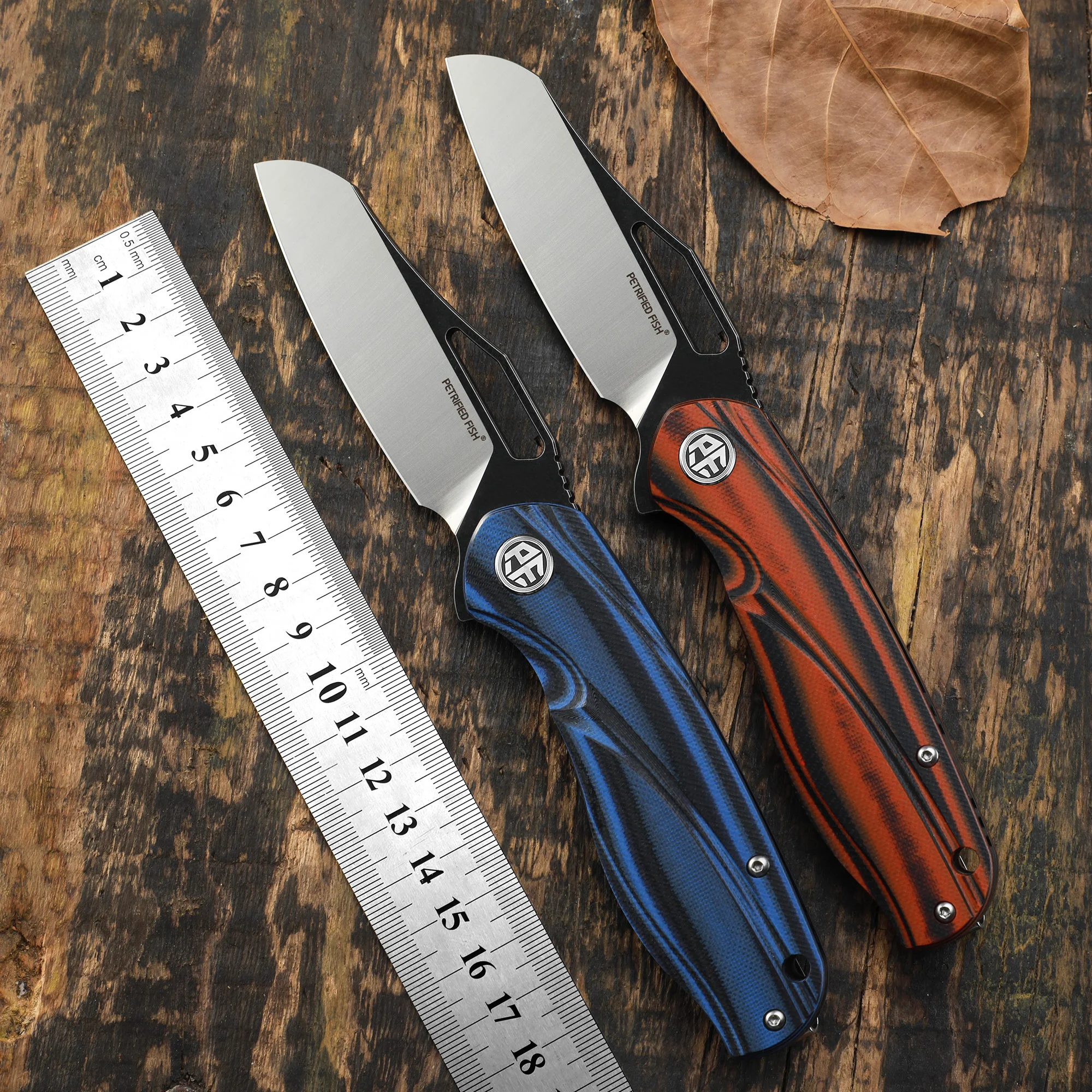 Petrified fish 979 оригинальный D2 стальной складной нож flipper G10 рукоятка ножи для кемпинга