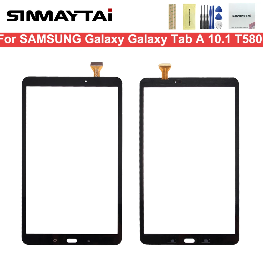 Бесплатная доставка сенсорный экран для Samsung Galaxy Tab A 10 1 T580 T585 SM стеклянная панель