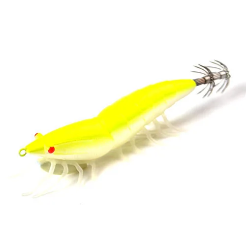 006 FISH KING наживка-кальмар 3,0#3,5# свинцовые грузила Джиги Осьминог деревянные креветки приманки с крюком для кальмара мягкие светящиеся рыболовные приманки - Цвет: 006