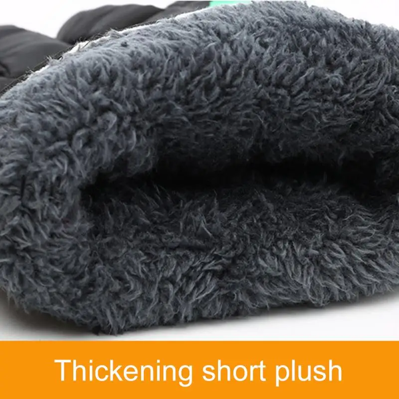 Мужские лыжные перчатки флисовые для сноуборда снегоходы мотоциклетные зимние