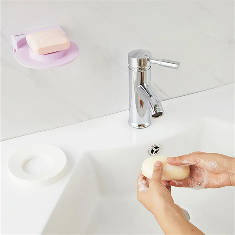 Супер мощный клей и Вакуумная присоска для душа мыльница-сильный держатель губки