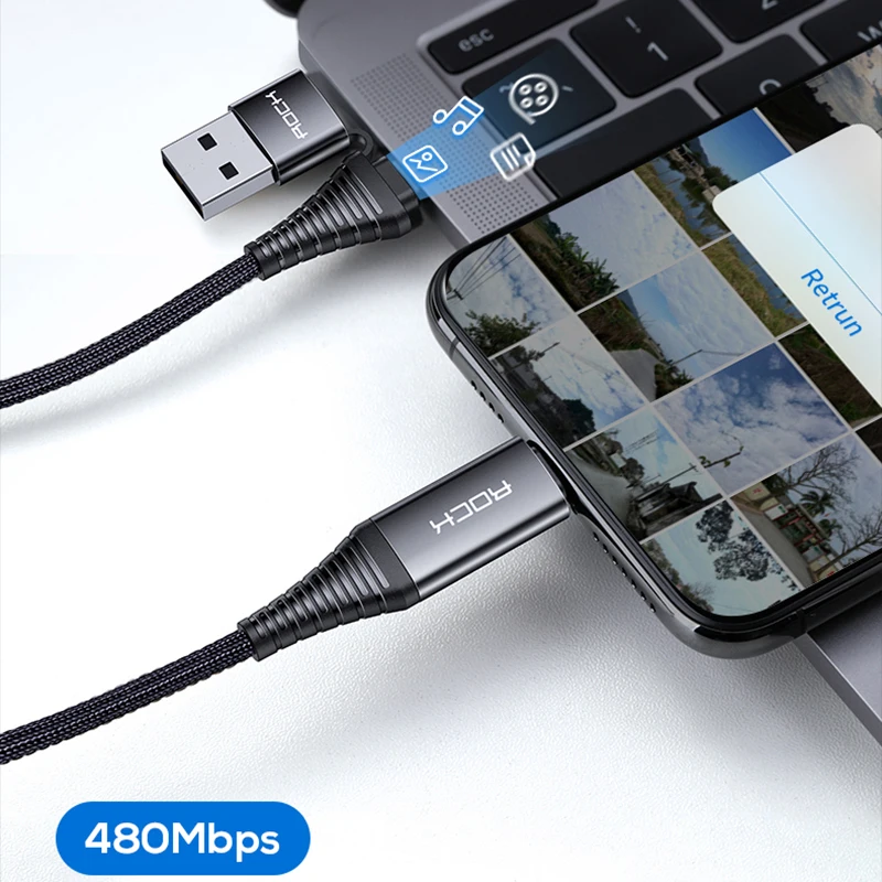 rock 4 в 1 usb type c к type c ip кабель зарядного ус