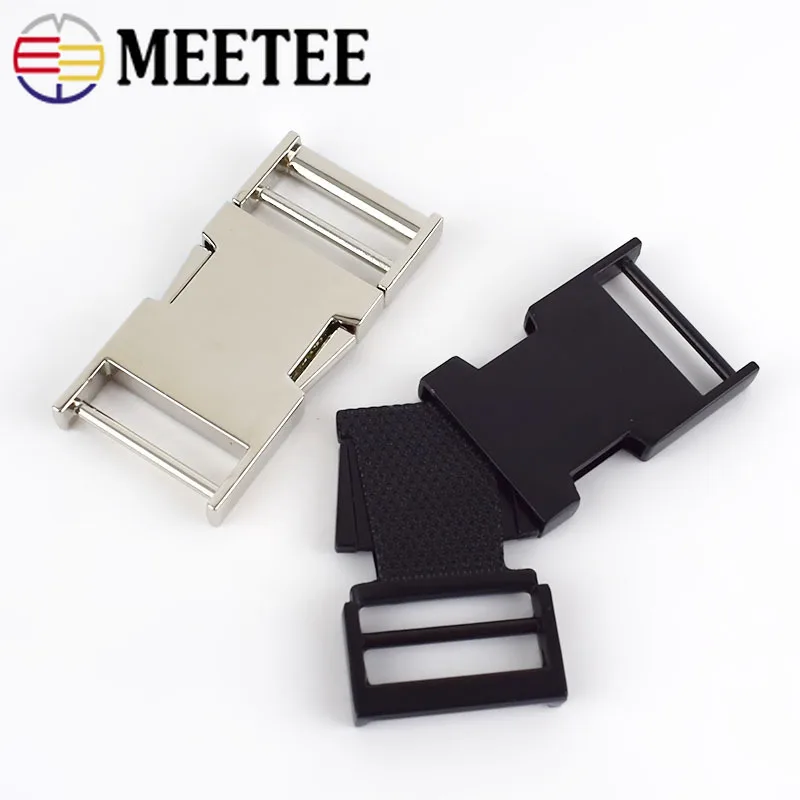 Backpack Strap Metal Buckles Dog Collar Webbing Quick Side Release Buckle Safety Belt Clip Clasp DIY Leathercraft Accessories | Дом и сад