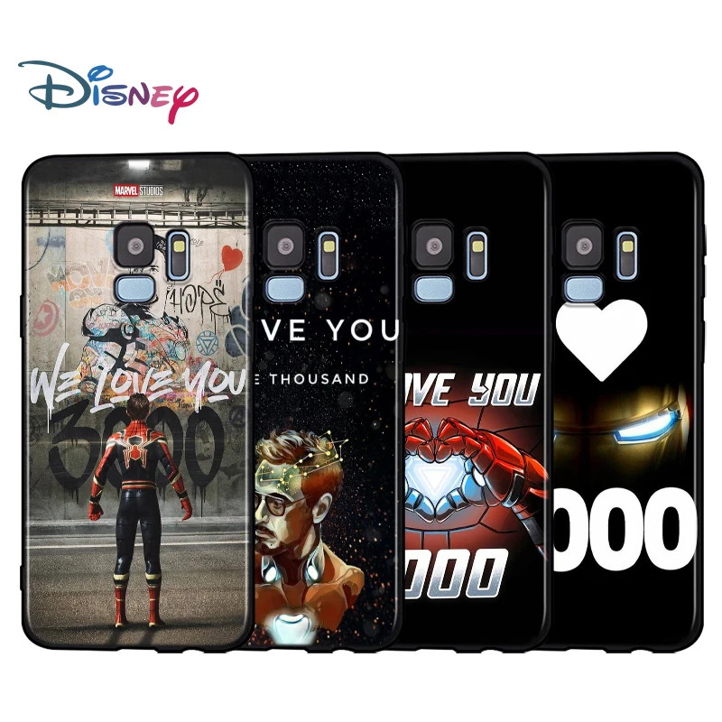 

Black Soft Iron Man I Love You 3000 For Samsung Galaxy A9 A8 A7 A6 A6S A8S Plus A5 A3 Star 2018 2017 2016 Phone Case