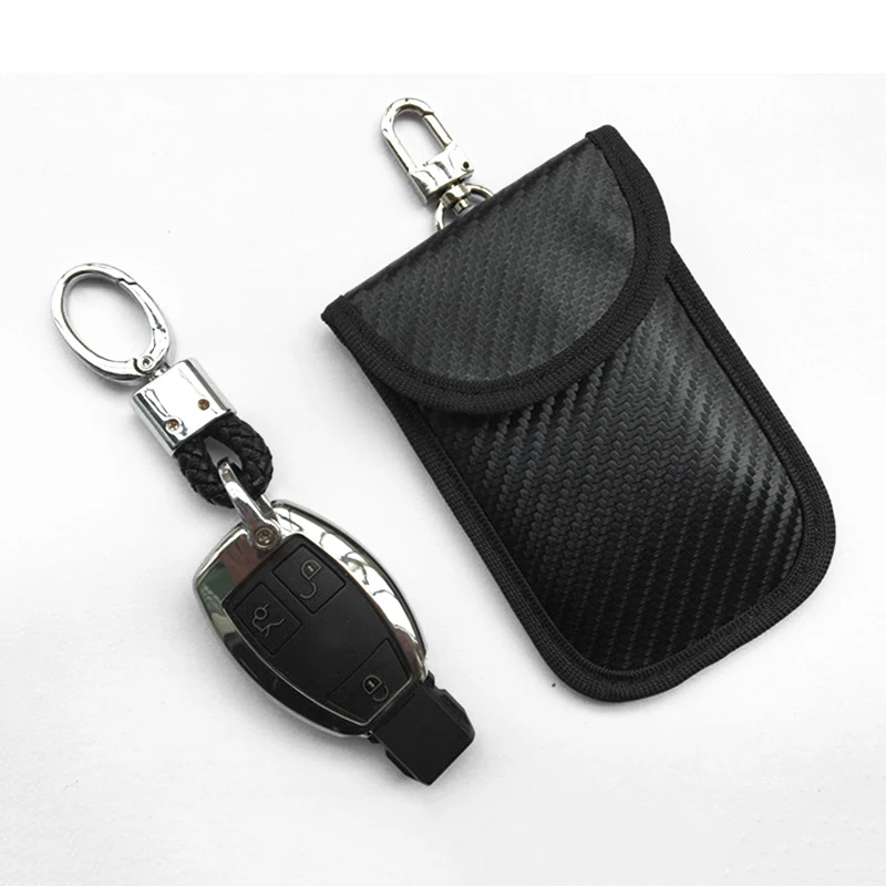 Car Key Fob Signal Blocker Cases Faraday Keyless Entry Pouch Guard RFID Bag Cage key Case Cover Accessories | Автомобили и