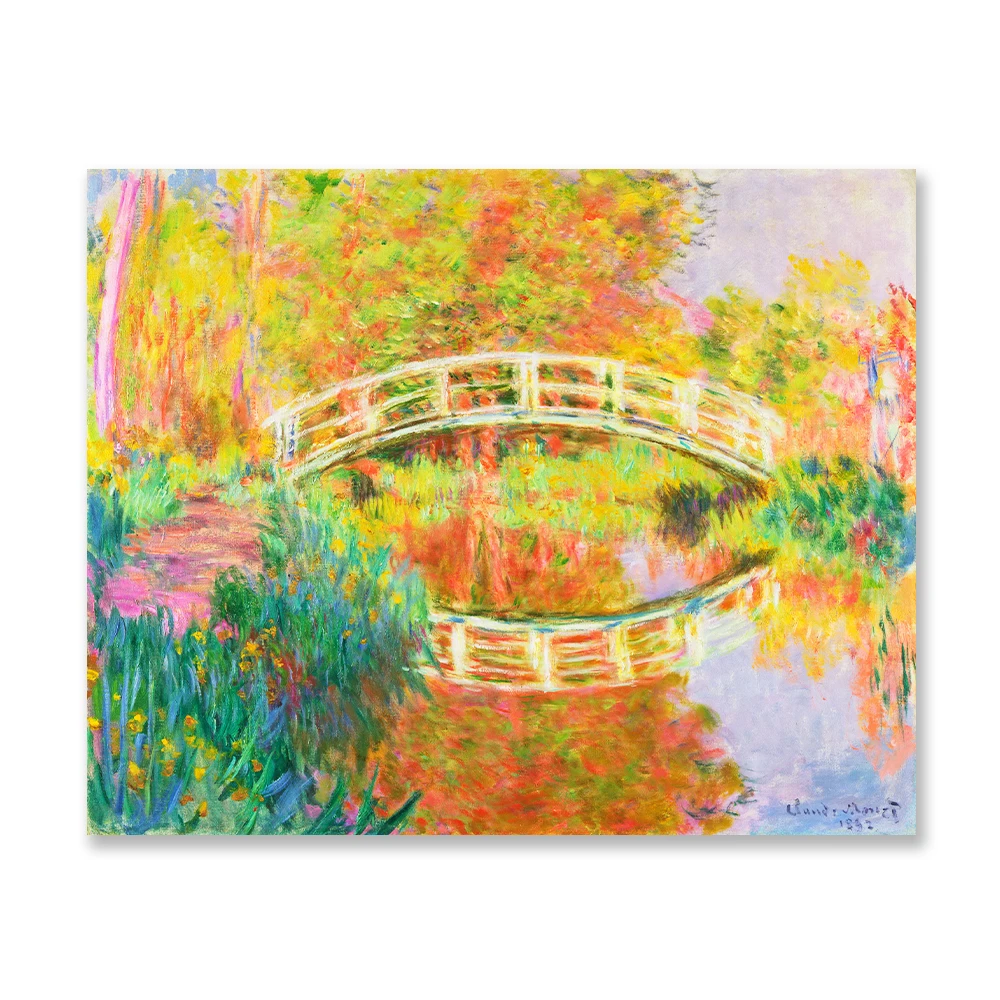 

Full Square Drill 5D DIY Diamond Painting Diamond Embroidery Sale Pictures Rhinestones Home Decoration Monet Japanese Footbridge