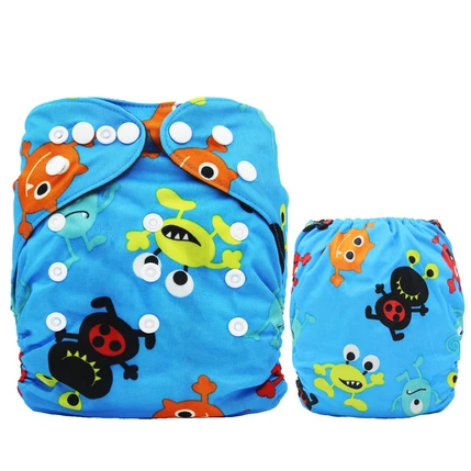 BCD02 diaper cover Моющиеся тканевые подгузники для новорожденных, с бамбуковым углем, AIO, с карманами, многоразовые, Современные тканевые подгузники, регулируемые, подходят от 8 фунтов до 36 фунтов - Цвет: BCD02 diaper cover