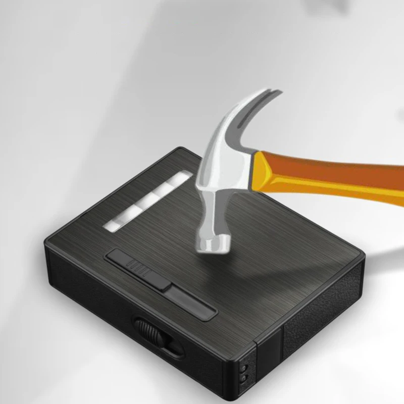 Чехол для сигарет и зажигалка высшего качества 20 шт. автоматическое выкачивание