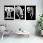 5D алмазная живопись сделай сам, черное, белое животное, льв, слон, вышивка, мозаика, картина для гостиной, минималистичный, любовь, Декор, подарок