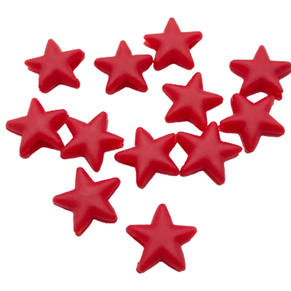 100 шт. Новый пентаграммный силиконовый шнур застежка для шнура Противоскользящий