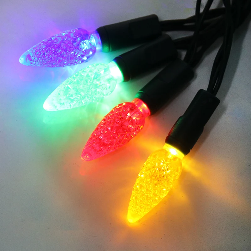 2m 20LED Christmas LED lights colorful Light bulb Merry tree decor xmas navidad natal Noel Kerst gift 2020 | Дом и сад