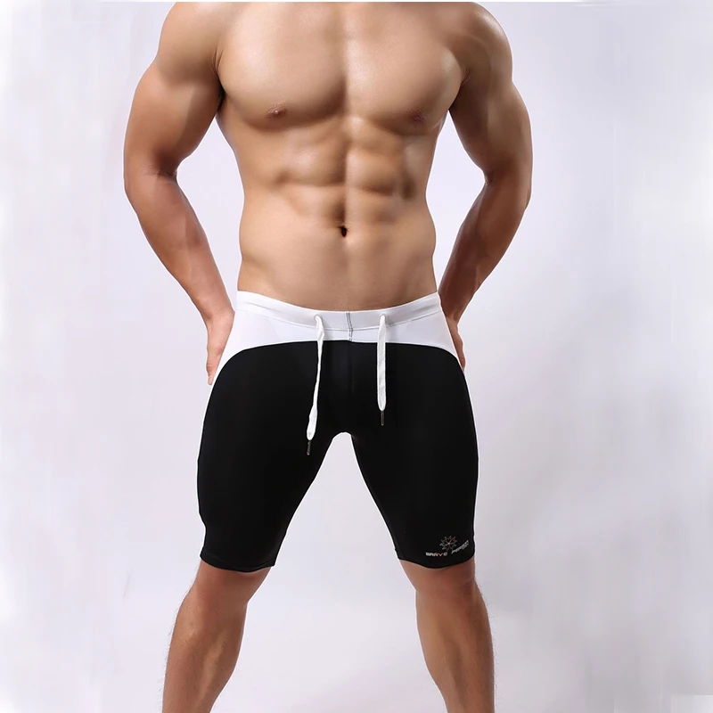 Высокая эластичность мужские s Купальники профессиональная струнная Мужская
