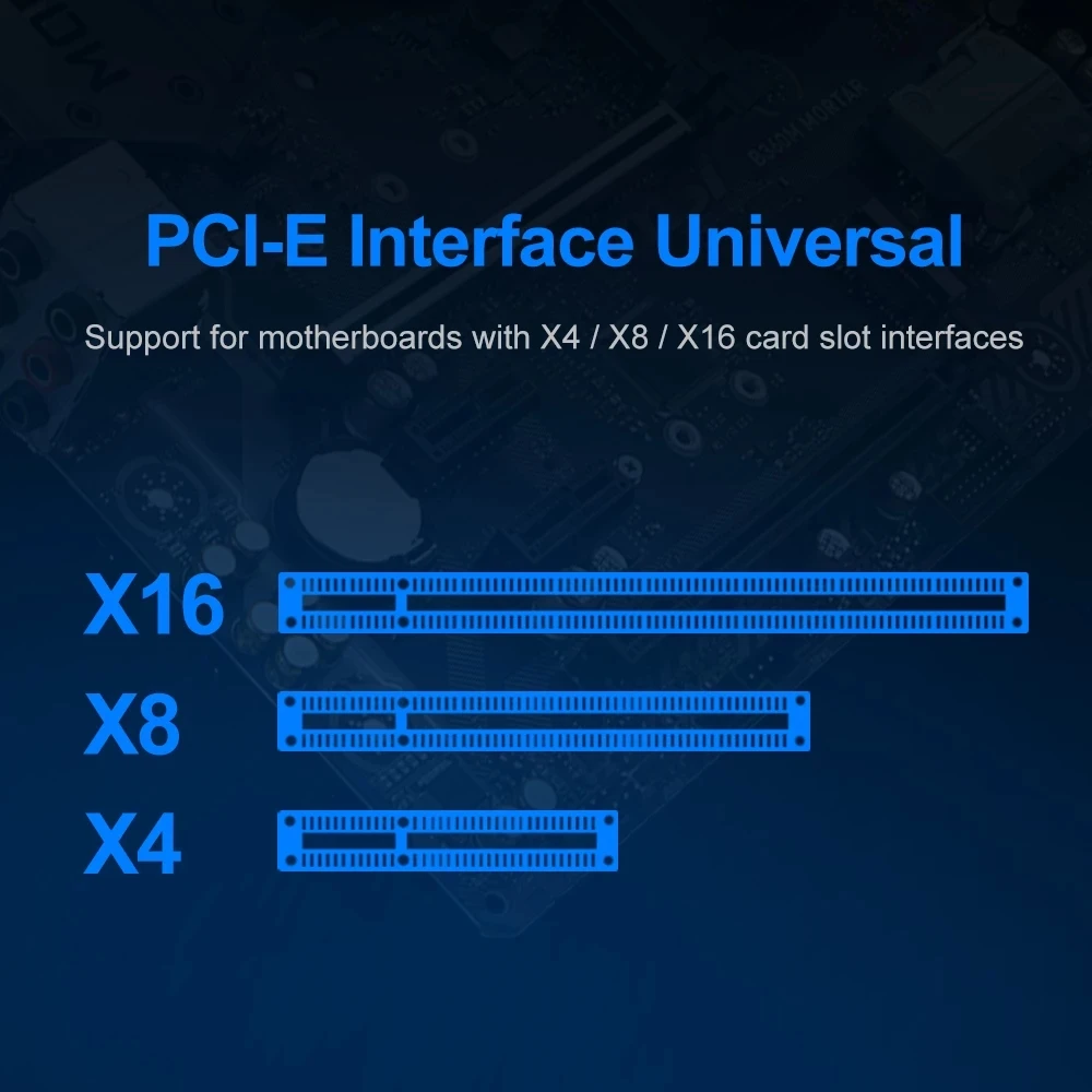 адаптер m2 nvme ssd ngff на pcie 30 x4 4x ключ m b двойн