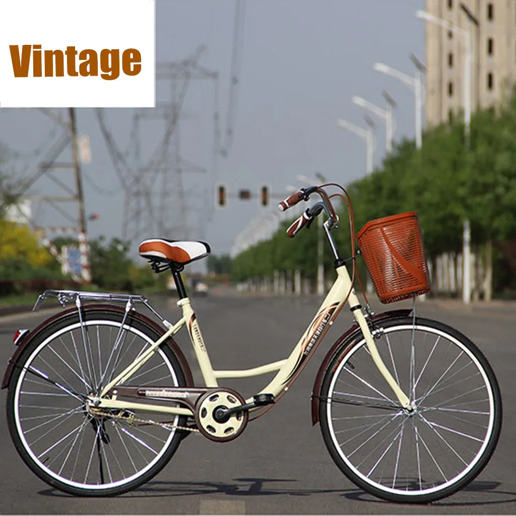 24 дюйма унисекс Классический Железный велосипед Ретро стиль уникальный арт-деко