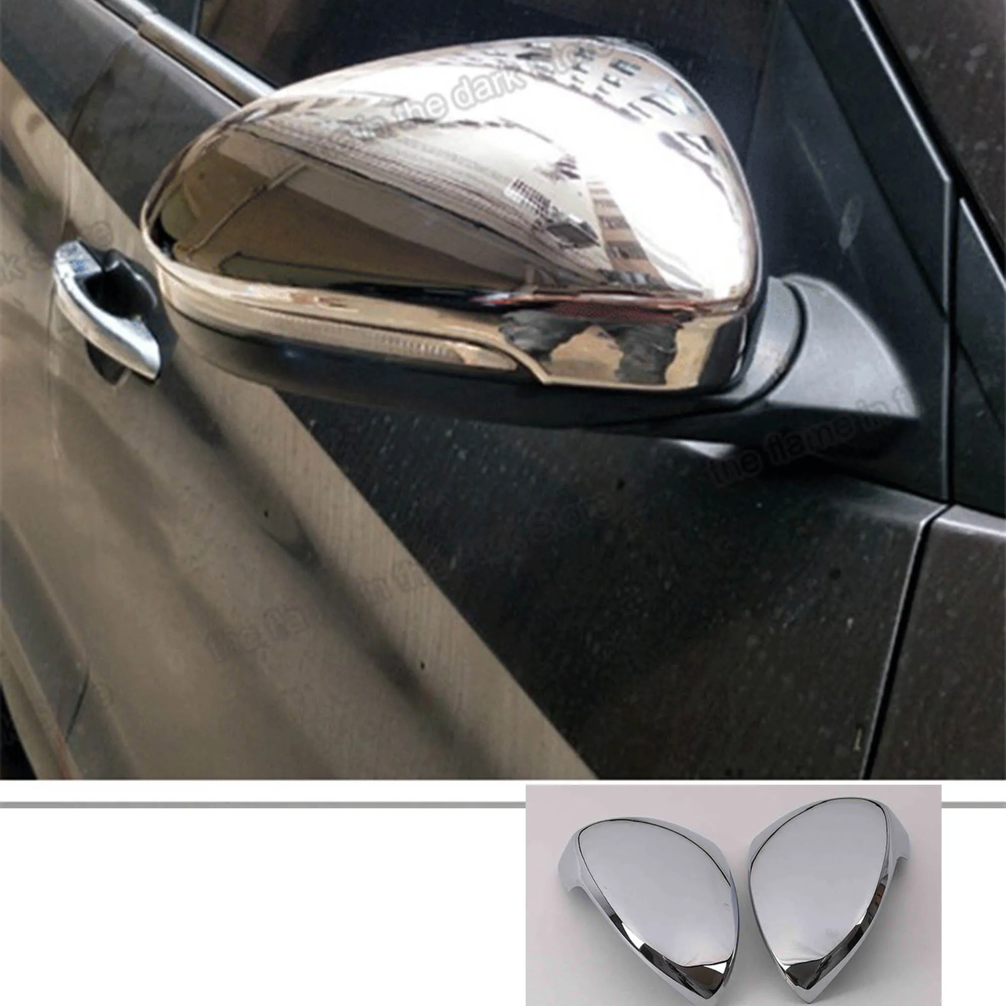 Lsrtw2017 Abs нержавеющая сталь автомобильный чехол заднего вида защитные планки для